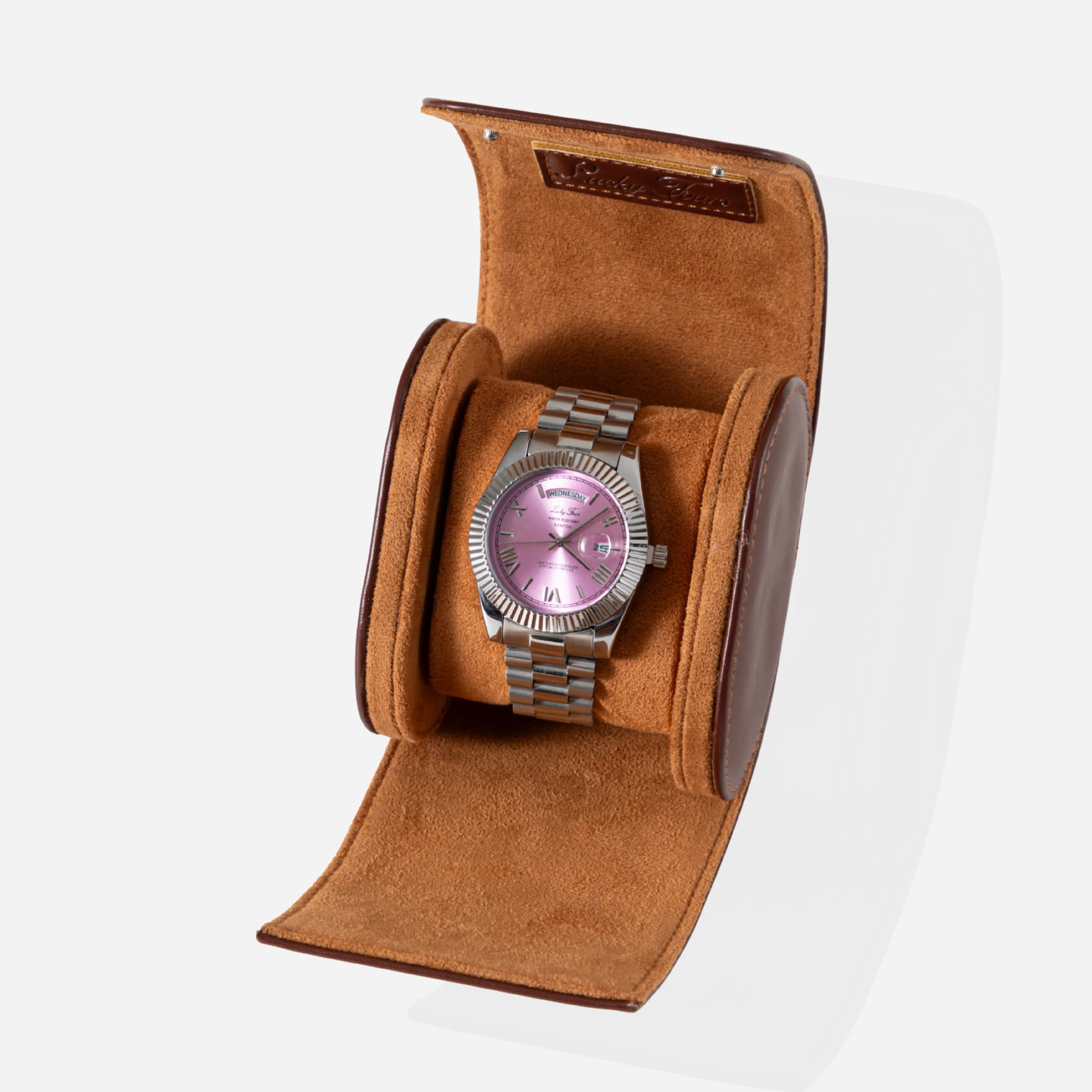 Premium-Uhrenrolle aus Leder