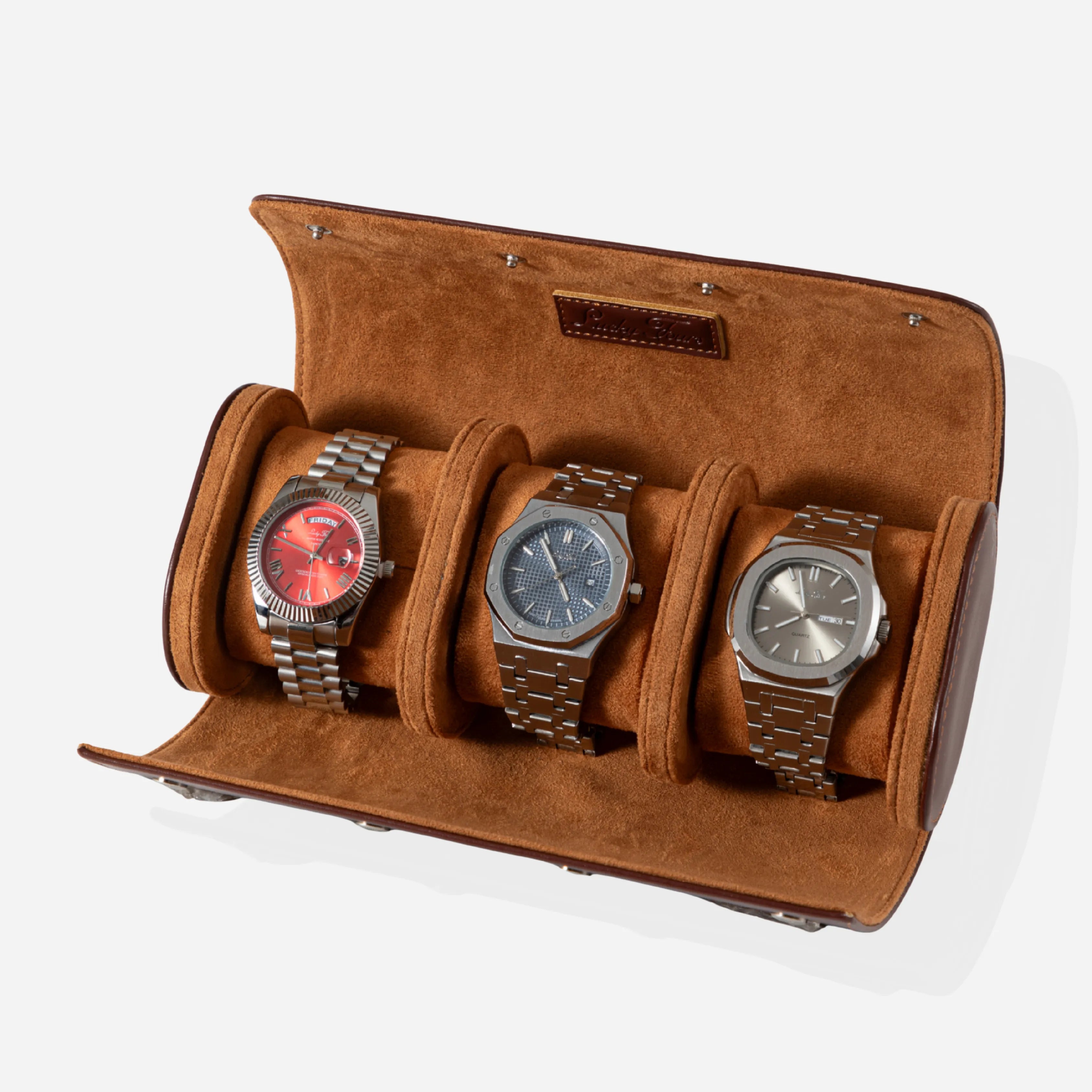 Premium-Uhrenrolle aus Leder